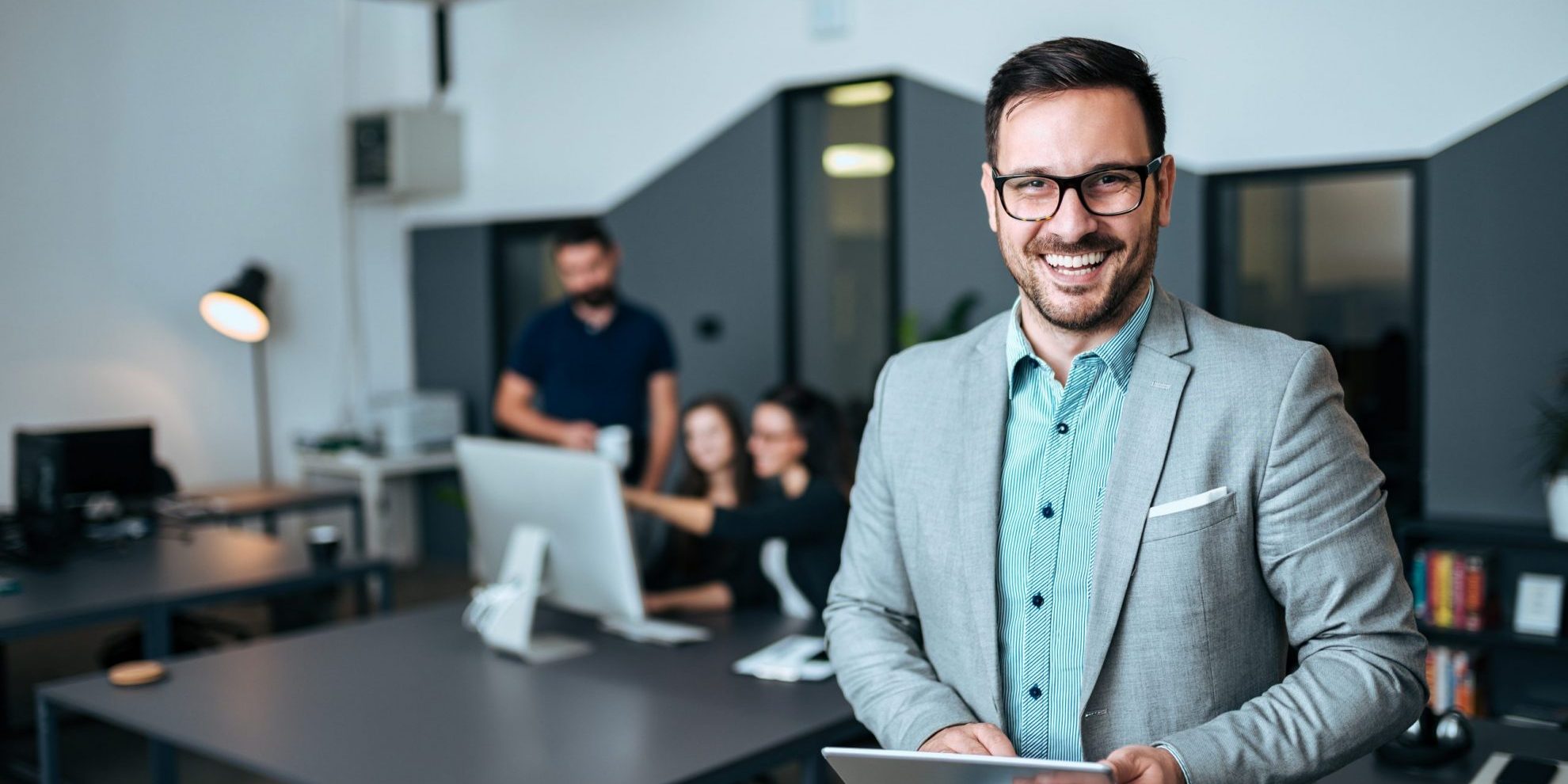 Photo of businessman illustrates blog "Are You Ready for the War for Talent? Here Are Some Tips to Help You"